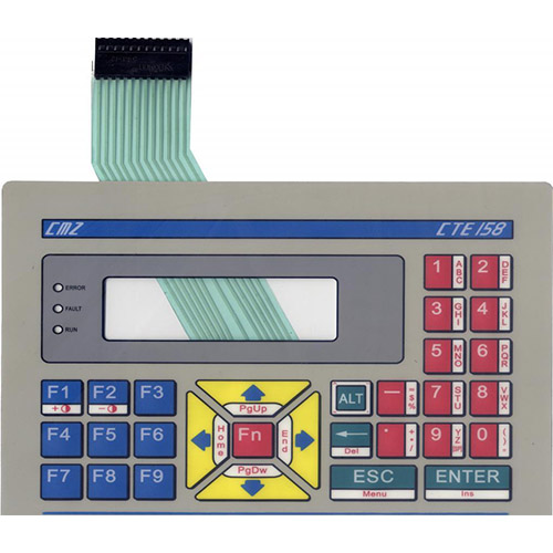 membrane switch keypad  for controlling machine 